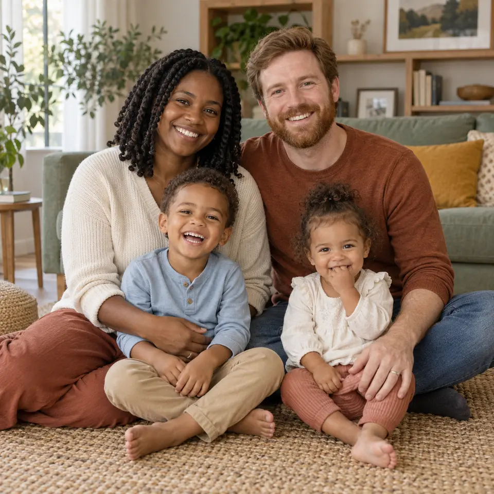 La famille recomposée : un des parents avec un ou plusieurs enfants d’une première union avec une autre personne avec qui le parent est en couple, pacsé ou marié. Cette personne peut elle aussi avoir des enfants d’une première union.