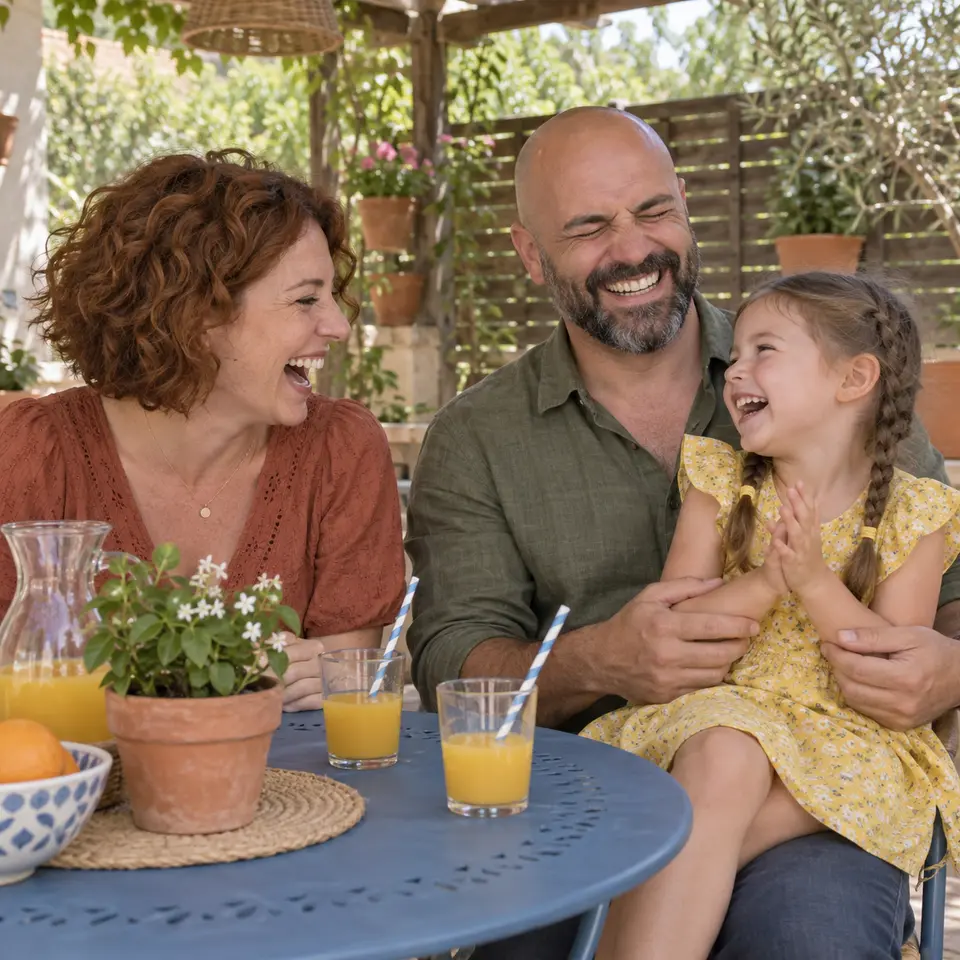 La famille nucléaire : deux parents et un ou plusieurs enfants, vivant ensemble sous le même toit.